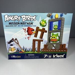 K’NEX Angry Birds Mission May'ham 178 piece 72613 Brand New And Sealed Knex